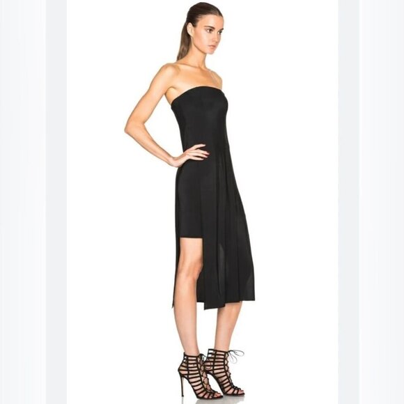 Helmut Lang Faint Draped Strapless Dress size 4 - Picture 15 of 16